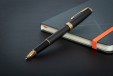 Набор Parker Sonnet Black GT (ручка роллер + блокнот)