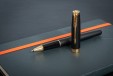Набор Parker Sonnet Black GT (ручка роллер + блокнот)
