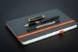 Набор Parker Sonnet Black GT (ручка роллер + блокнот)