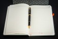 Набор Parker Sonnet Black GT (ручка роллер + блокнот)