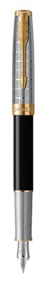 Ручка перьевая Parker Sonnet Premium Metal Black GT