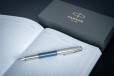Перьевая ручка Parker Sonnet Premium Metal Blue CT