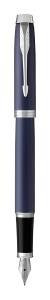 Перьевая ручка Parker IM Metal Matte Blue CT