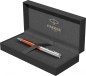 Ручка шариковая Parker Sonnet Sand Blasted Metal&Orange Lacquer
