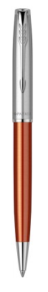 Ручка шариковая Parker Sonnet Sand Blasted Metal&Orange Lacquer