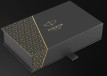 Набор Parker Sonnet Black GT (ручка роллер + чехол)