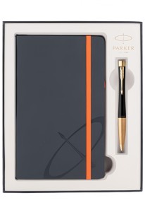 Набор Parker Urban Black GT (шариковая ручка + блокнот)