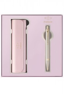 Набор Parker IM Champagne (шариковая ручка + чехол)