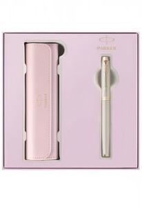 Набор Parker IM Champagne (ручка роллер + чехол)