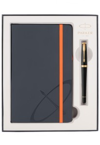 Набор Parker Urban Black GT (перьевая ручка + блокнот)